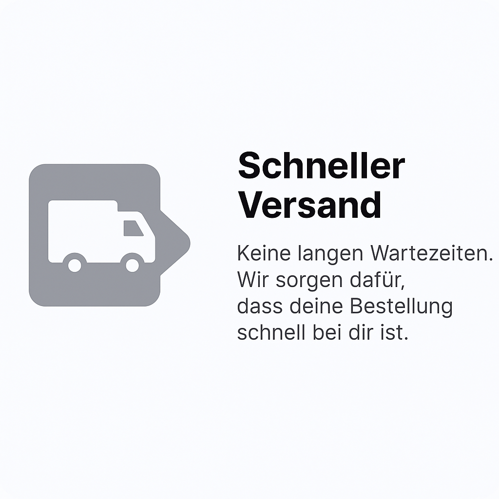 Schneller Versand