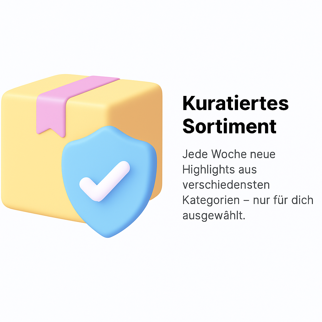 Kuratiertes Sortiment